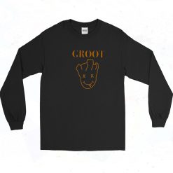 Grunge Groot Vintage 90s Long Sleeve Shirt
