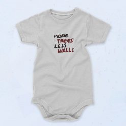 More Trees Less Walls 90s Baby Onesie