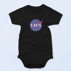 NASA LIES Flat Earth 90s Baby Onesie