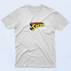 Super Sperm Superman 90s Style T Shirt
