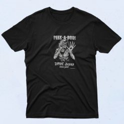Zombie Jesus Peek A Boo 90s Horror T Shirt
