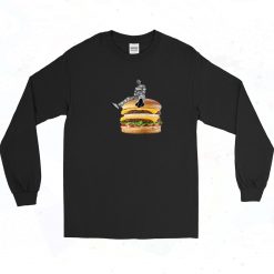 Harry Styles Hamburger 90s Long Sleeve Shirt