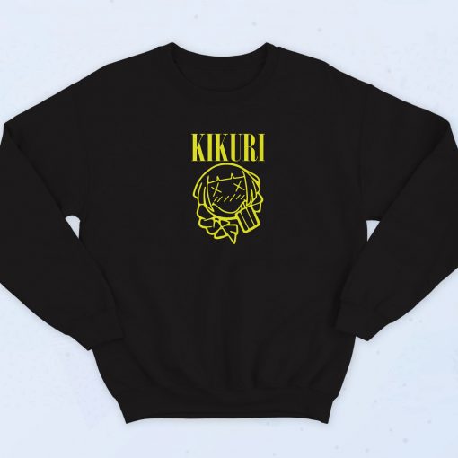 Kikuri Nirvana Anime 90s Retro Sweatshirt