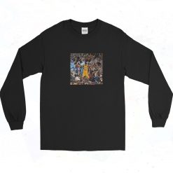 Kobe Bryant Confetti Celebration 90s Long Sleeve Shirt