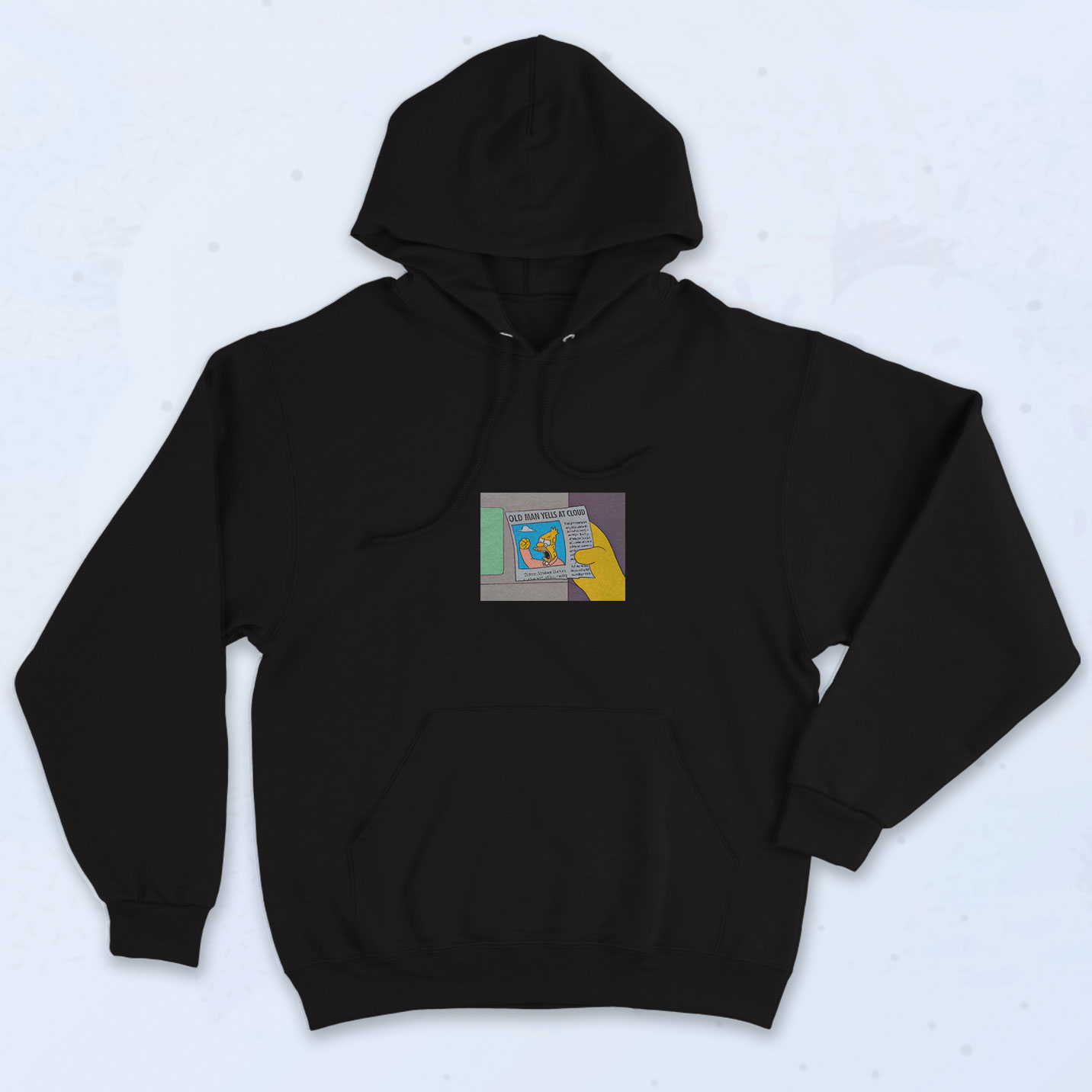 The Simpsons Old Man Yells 90s Cartoon Hoodie - 90sclothes.com