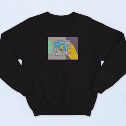The Simpsons Old Man Yells The Simpsons 90s Sweatshirt