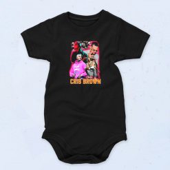 Chris Brown Vintage Rap 90s Baby Onesie Style