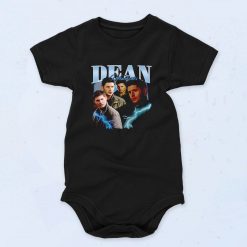 Dean Winchester Supernatural Baby Onesie 90s Style