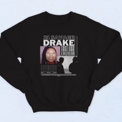 Drake And 21 Savage Her Loss 90s Sweatshirt Street Style