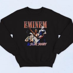 Eminem Slim Shady Chainshaw 90s Sweatshirt Street Style