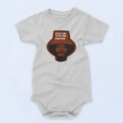 Gil Scott Heron peace go with you brother Vintage Baby Onesie