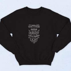 Harry Potter Dumbledore Happiness Quote 90s Sweatshirt Streetwear