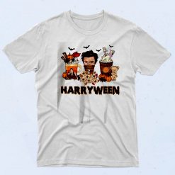 Harry Styles Latte Drink Fall Coffee Harryween Halloween 90s T shirt Style