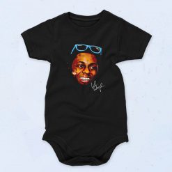 Lil Wayne Face Photoshoot Baby Onesie 90s Style