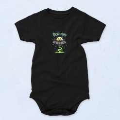Rick Morty Space Cruiser 90s Fashion Baby Onesie