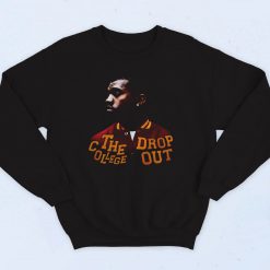 The College Dropout Kanye West 90s Sweatshirt Street Style