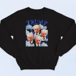 Trump Mug Shot 90s Sweatshirt Street Style