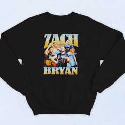 Zach Bryan Mugshot Homage 90s Sweatshirt Street Style