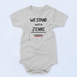 we stand with jenni enough Vintage Baby Onesie