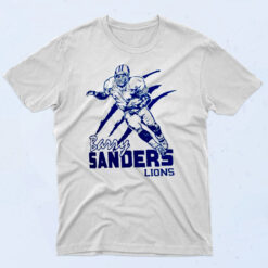 Barry Sanders Detroit Lions Retired 90s T Shirt Style