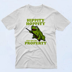 Frog Hippity Hoppity Get Off My Property 90s T Shirt Style