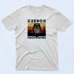Owl Zero Hoots Given 90s T Shirt Style