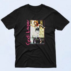 Cyndi Lauper Painted Dress Vintage Band T Shirt