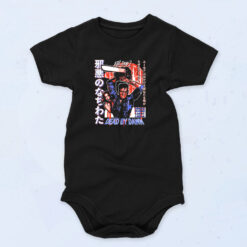 Evil Dead Chainsaw Japanese Vintage Band Baby Onesie