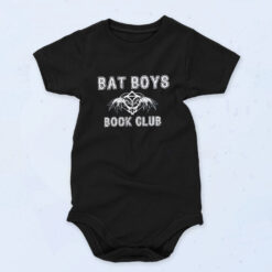 Bat Boys Book Club 90s Baby Onesie