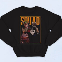 Cats Squad Horror Movies Halloween Cotton Sweatshirt
