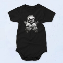 Cool Sloth Wolfverine 90s Baby Onesie