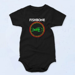 Fishbone Rock 90s Baby Onesie