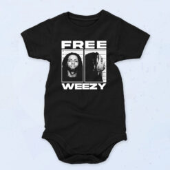 Free Weezy Lil Wayne 90s Baby Onesie