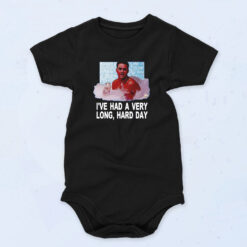 Friends Chandler I've Had A Very Long Hard Day 90s Baby Onesie