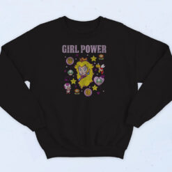 Girl Power Super Mario Peach Girl Cotton Sweatshirt