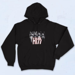 Hiss Rock Band Parody Vintage Graphic Hoodie