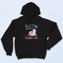 In A World Full Of Moms Be A Unicorn Mom Vintage Graphic Hoodie