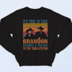 It's Time To Take Brandon Harris And Pelosi Cotton Sweatshirt