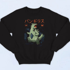 Japanese Monster Tyranitar Cotton Sweatshirt