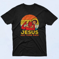 Jesus Has Your Back Jiu Jitsu 90s Oversized T shirt