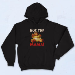 Not The Mama Baby Dinosaur Vintage Graphic Hoodie
