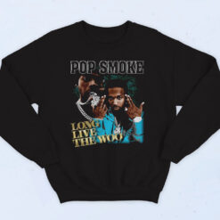 Pop Smoke Long Live The Woo Cotton Sweatshirt