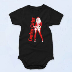 Red Beyonce Cowboy Carter 90s Baby Onesie