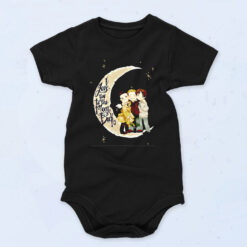 Supernatural I Love You To The Moon And Back 90s Baby Onesie