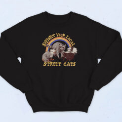 Support Your Local Street Cats Cotton Sweatshirt