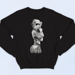 Tattoo Girl Storm Trooper Cotton Sweatshirt