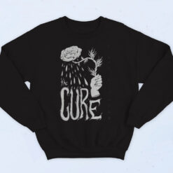 The Cure Rain Flower Cotton Sweatshirt