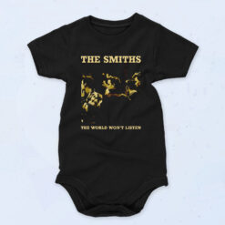 The Smiths The World Won't Listen 90s Baby Onesie