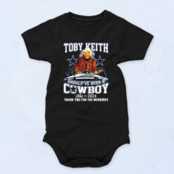 Toby Keith Should've Been A Cowboy 1961 2024 90s Baby Onesie